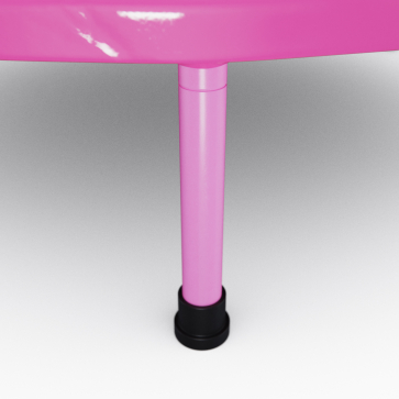 Батут с поручнем DFC JUMPFIT 36'' розовый - 4